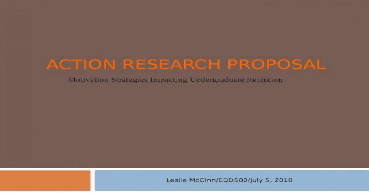 action research proposal powerpoint