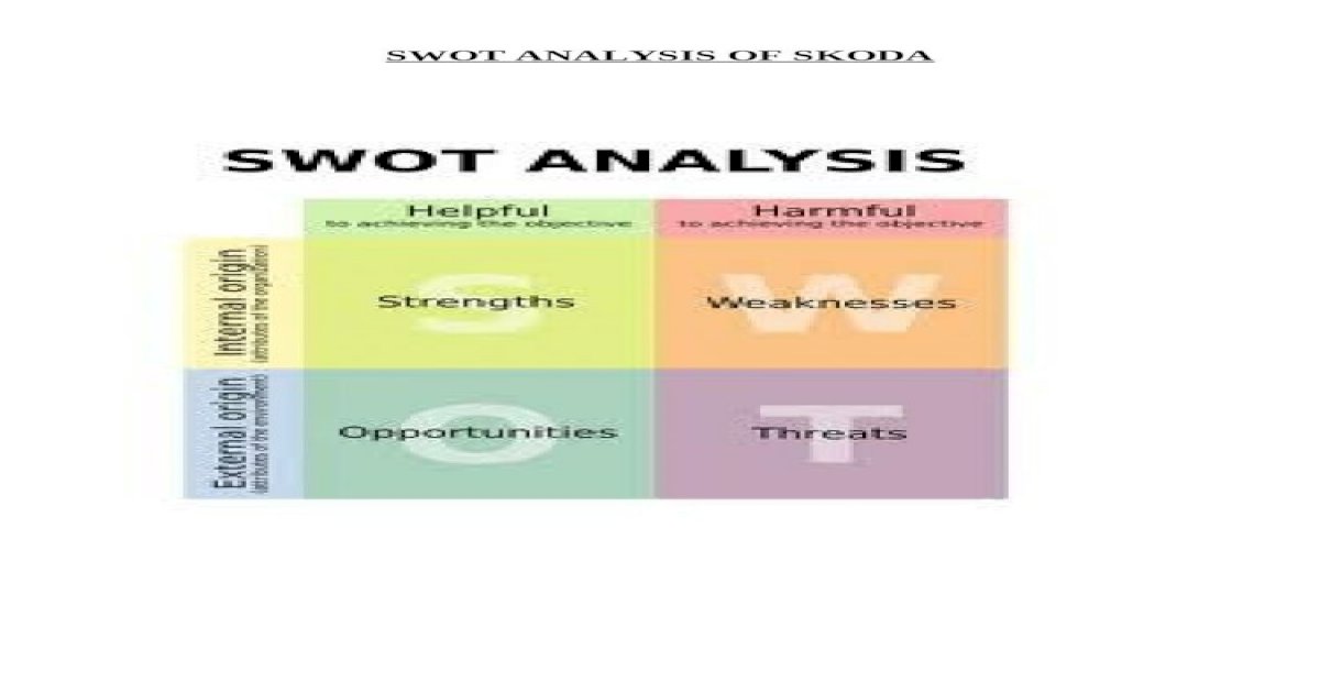 skoda swot analysis case study