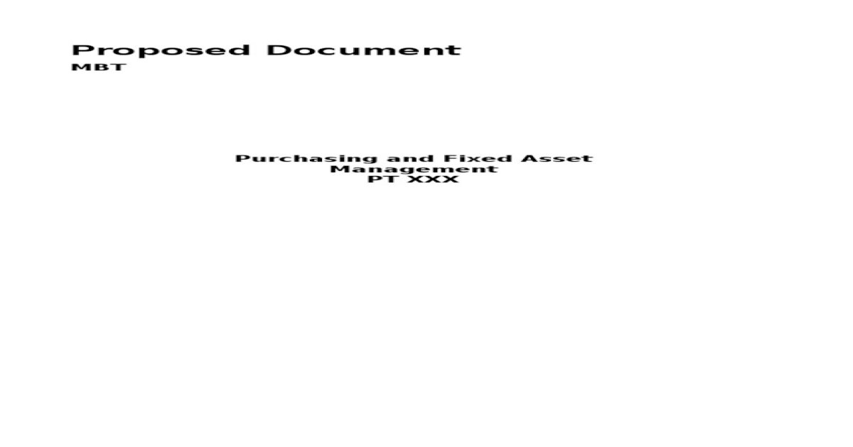 research proposal on fixed asset management pdf