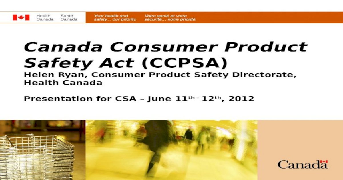 mattress label canada consumer product safety act