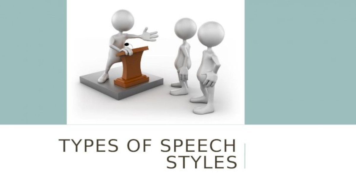 speech styles ppt