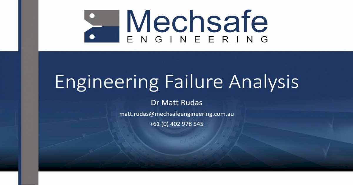 case study in engineering failure analysis
