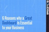 6 Reasons why a Great Dashboard is Essential to your Business