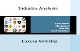 Industry Analysis - Luxury Vehicles