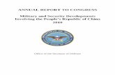 ANNUAL REPORT TO CONGRESS  Military and Security Developments Involving the People’s Republic of China 2010