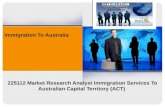 225112 market research analyst immigration services to australian capital territory (act) MARKET