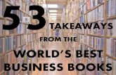 53 Takeaways from the World's Best Business Books