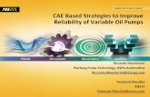 CAE-Based Strategies to Improve Reliability of Variable Oil Pumps
