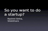 So you want to do a startup