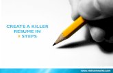 #JobSeekers In Style: How To Create A #Killer #Resume