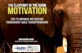 The Elephant In The Room: Motivation (Tips To Improve Motivation Throughout Agile Transformation)