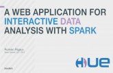 A Web Application for interactive data analysis with Spark