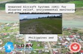 Unmanned Aircraft Systems (UAS) for disaster relief, environmental monitoring and precision agriculture.