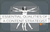 Essential qualities of a content strategist