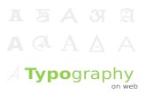 Typography on Web.