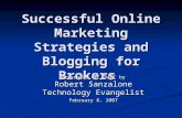 Successful Online Marketing Strategies and Blogging for Brokers