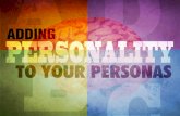 Adding Personality to Personas