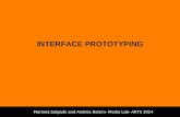 Interface prototyping 2014