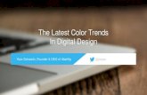 The Latest Color Trends In Digital Design