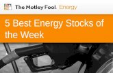 5 Best Energy Stocks of the Week