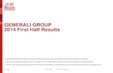 Generali Group 2014 First Half Results