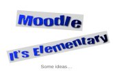 Moodle For Elementary Grades