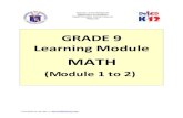 Grade 9 Learning Module in Math - Module 1 and 2