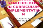 THE ROLES OF STAKEHOLDERS IN CURRICULUM IMPLEMENTATION