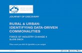 Urban & Rural BC: Identifying Data-Driven Commonalities