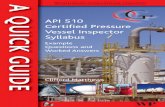 API 510 - Pressure Vessel Inspector Handbook