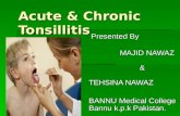Acute & chronic tonsillitis and their management