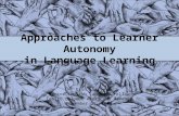 Approaches To Learner Autonomy In Language Learning