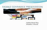 Mobile Commerce ppt....... Provides a website interface to the customers to buy & get the details about mobiles.