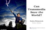 Can Transmedia Storytelling Save the World?