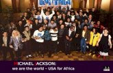 MICHAEL JACKSON: we are the world - USA for Africa