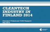 Cleantech industry in finland 2014