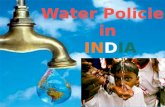 Water Policies in India