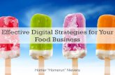 Effective Digital Strategies for Your Food Business