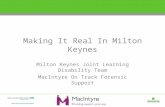 Case study -Milton Keynes Community Health & MacIntyre on Making it Real