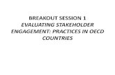 Evaluating stakeholder engagement: Practices in OECD countries, David Sousa
