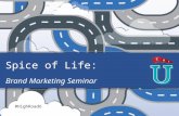 Spice of Life: Brand Marketing Seminar
