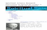 Spiritual Science Research