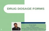 Drug dosage forms