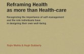 Reframing Health as more than Health-care
