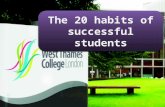 The 20 habits of successful students at West Thames College, Hounslow, London