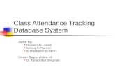 Class Attendance Tracking System