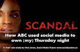 How ABC's #Scandal used Social Media to Own Thursday Night TV