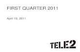 Tele2 AB Q1 2011 presentation
