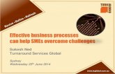 Effective business processes help SMEs overcome challenges