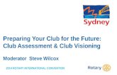 Preparing your Club for the Future: Club Assessment & Club Visioning